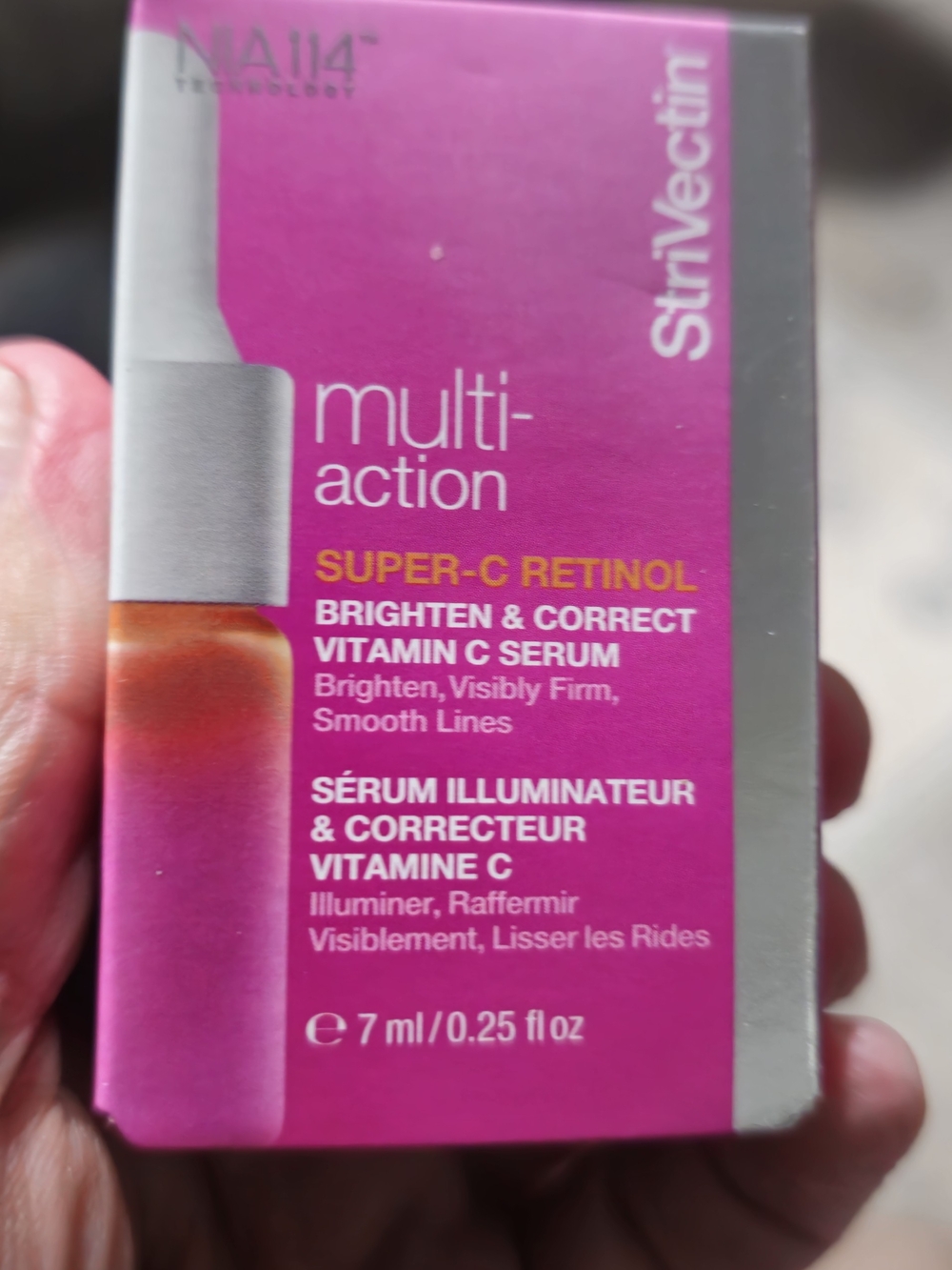 New StriVectin Multi-Action Super-C Retinol Bright Pink Vitamin C Serum
